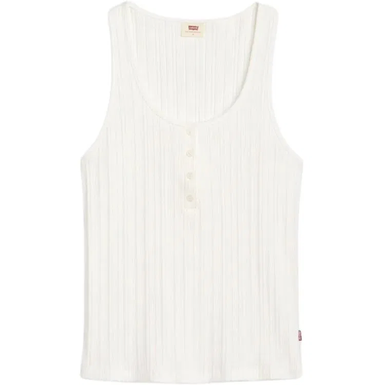 Майка женская белая crew neck moderate other Levis, White