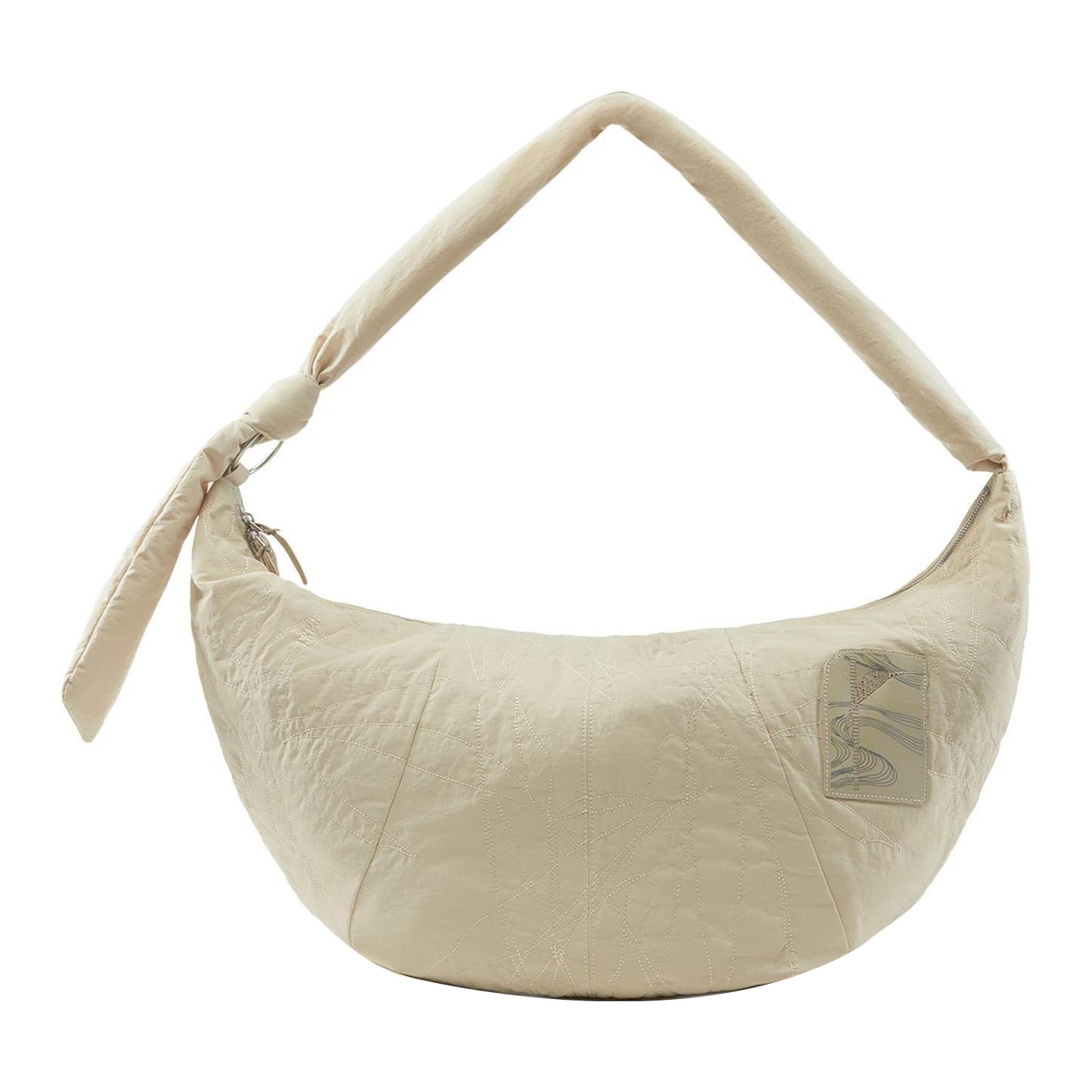 

LINING Полиамидная сумка через плечо унисекс серо-бежевая, Oat Gray