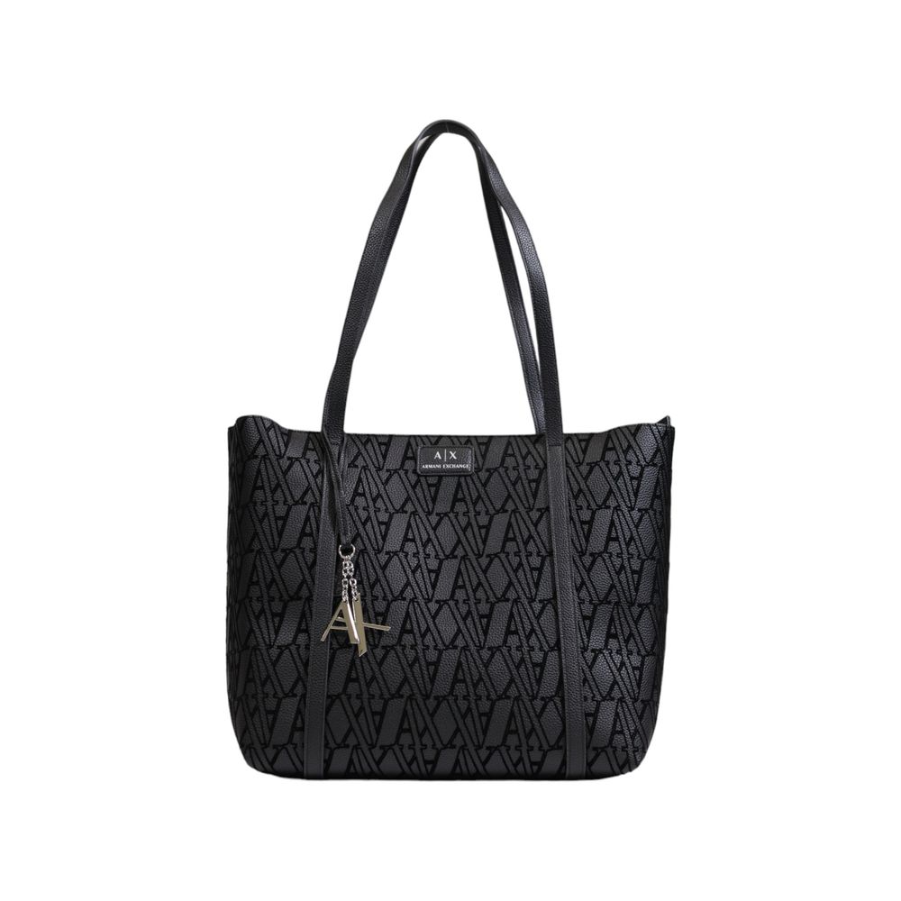 

Черная полиэтиленовая сумка Armani Exchange