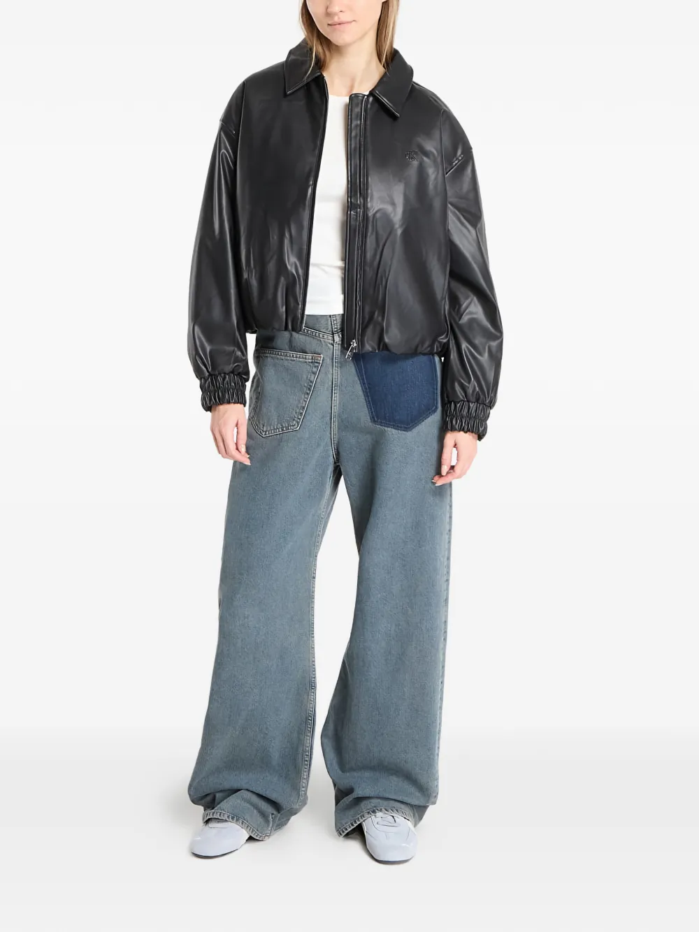 Куртка из искусственной кожи Calvin Klein, черный — фото 2