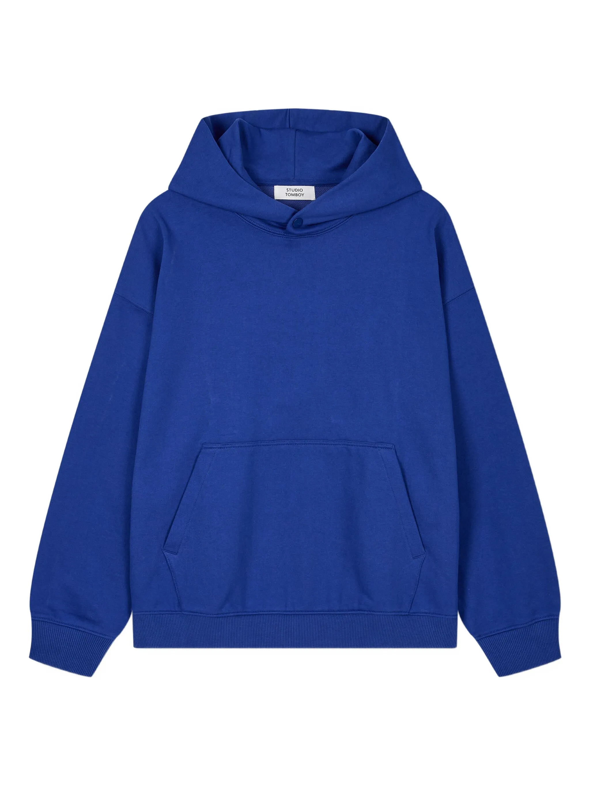 

Худи с накладным карманом и капюшоном Studio Tomboy, синий