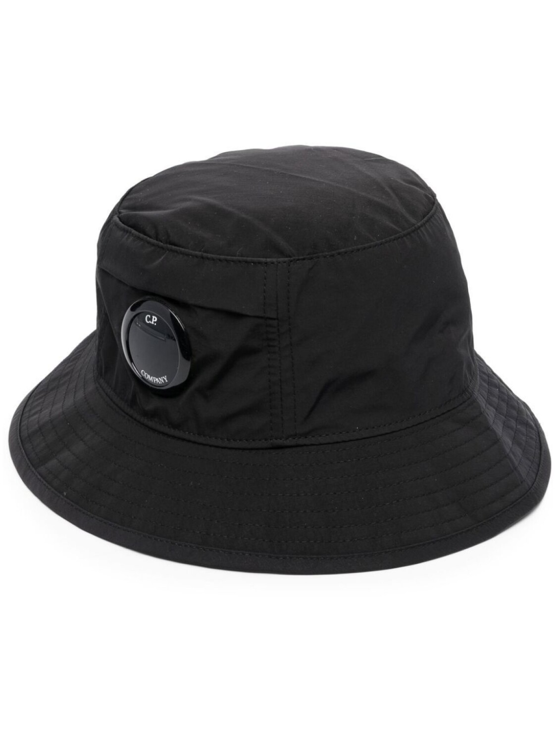 

C.P. Company панама с декором Lens, черный