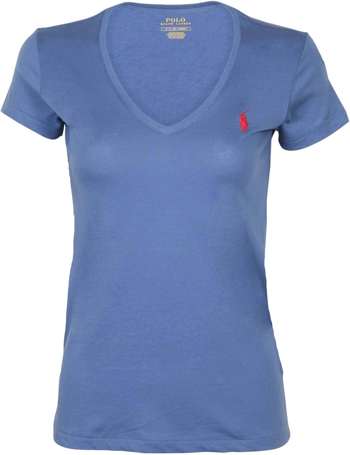 

Polo RL женская футболка с V-образным вырезом и пони POLO RALPH LAUREN, Vintage Royal