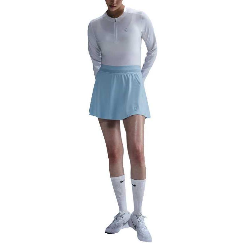 Nike Короткая юбка Casual Court Advantage Dri Fit для женщин, цвет Soulful Blue — фото 2