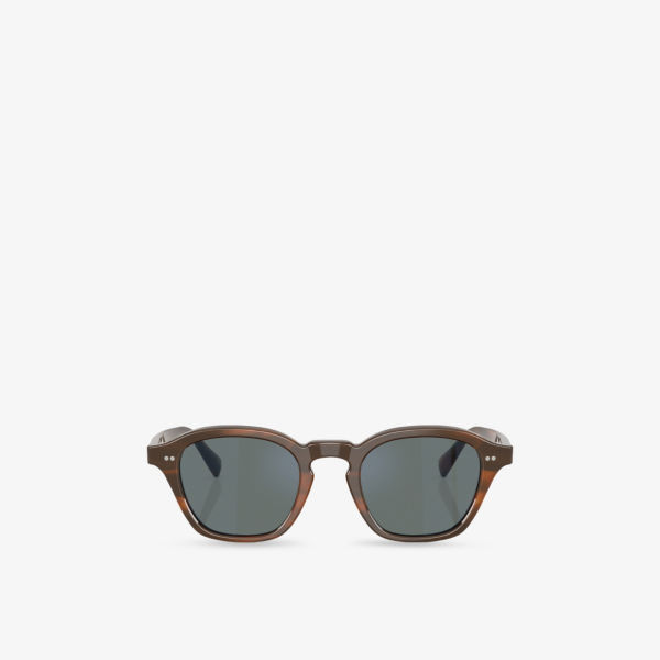

Солнцезащитные очки Oliver Peoples Eyles квадратные из ацетата, зеленый