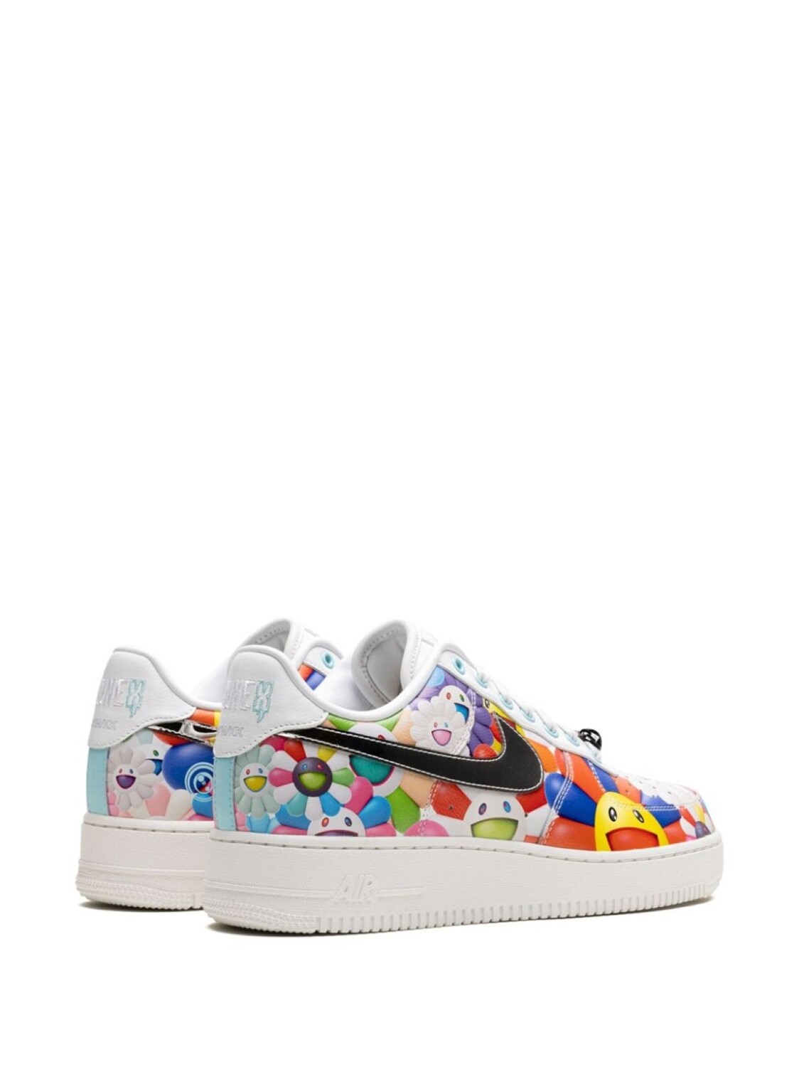 Кроссовки Air Force 1 Low RTFKT - Murakami Drip Nike, белый — фото 3