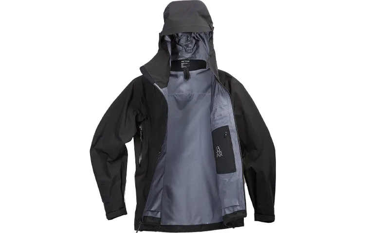 Куртка BETA AR женская с капюшоном, мягкая оболочка Arcteryx, черный — фото 4