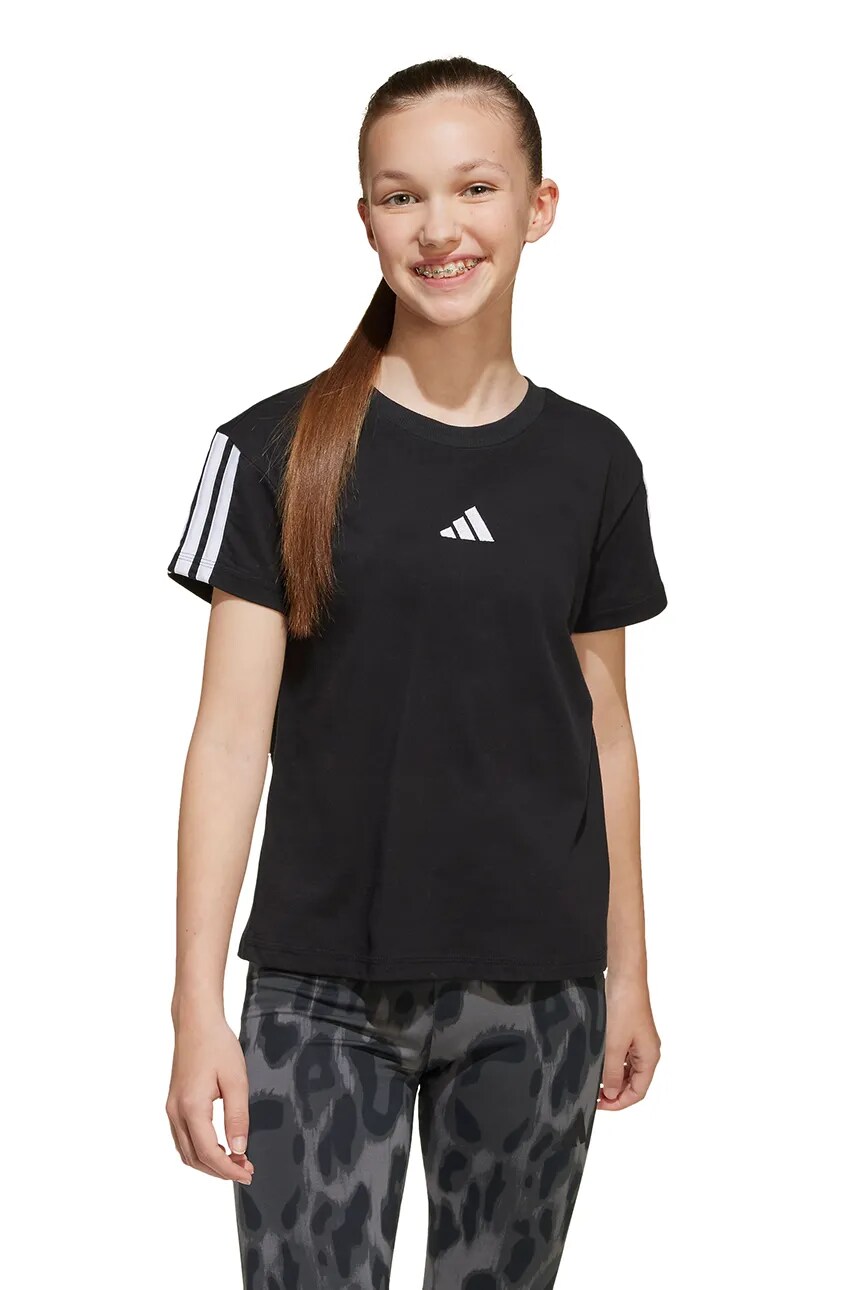 

Футболка детская хлопковая Adidas, черный