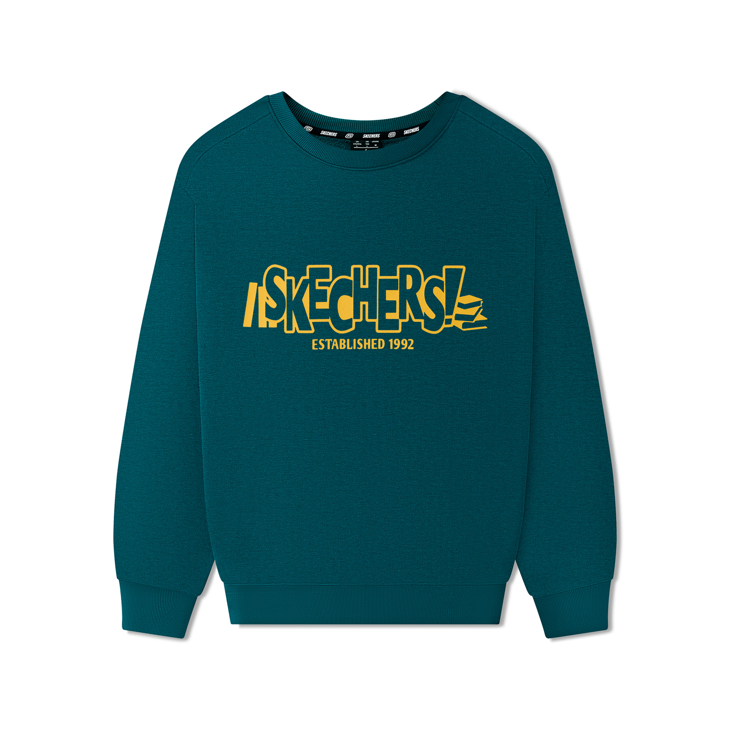 

Спортивный свитшот Unisex Skechers, темно-зеленый