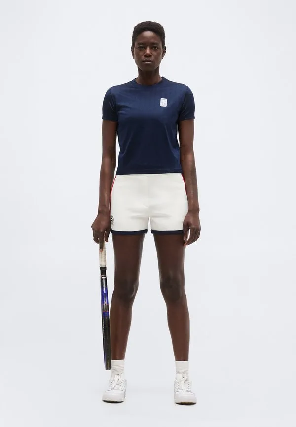 Футболка Lacoste Sport Ретро, Navy Blue — фото 2