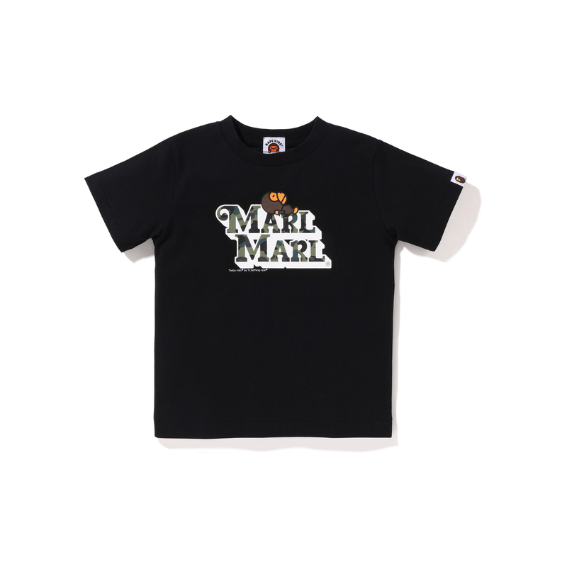 

Футболка FW25 для детей 3-7 лет A BATHING APE, черный