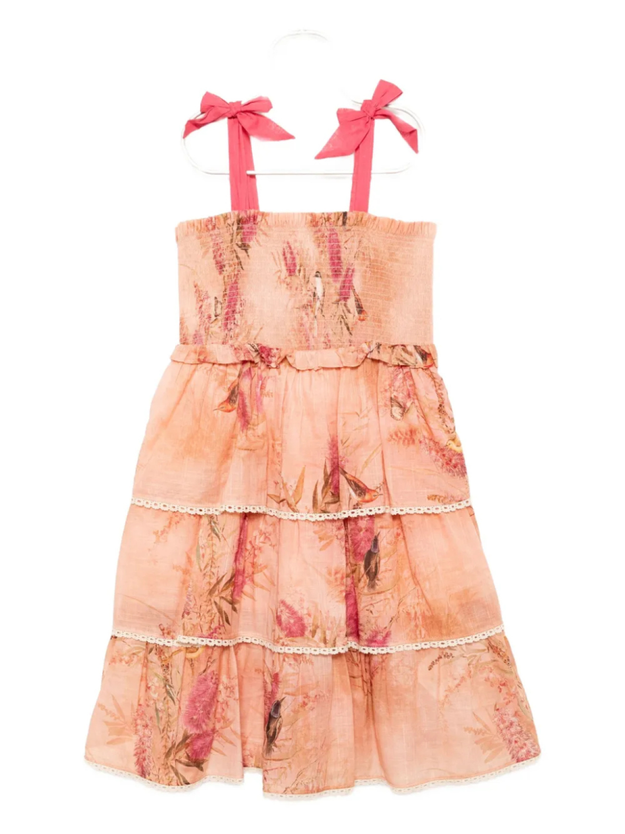 

Платье ZIMMERMANN Kids Cascadian, розовый