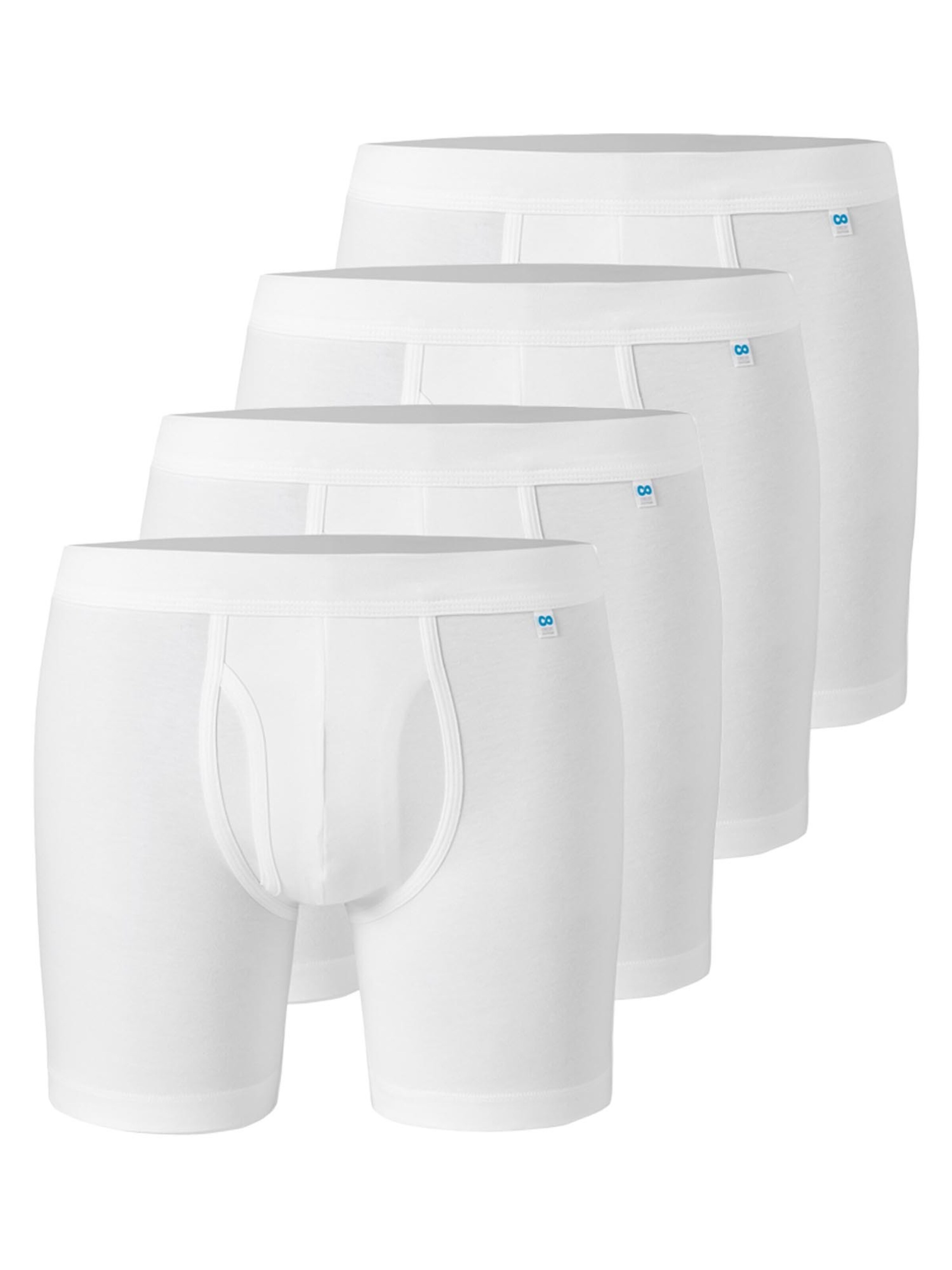 

SCHIESSER Боксеры 'Long Life Cotton' в белом цвете