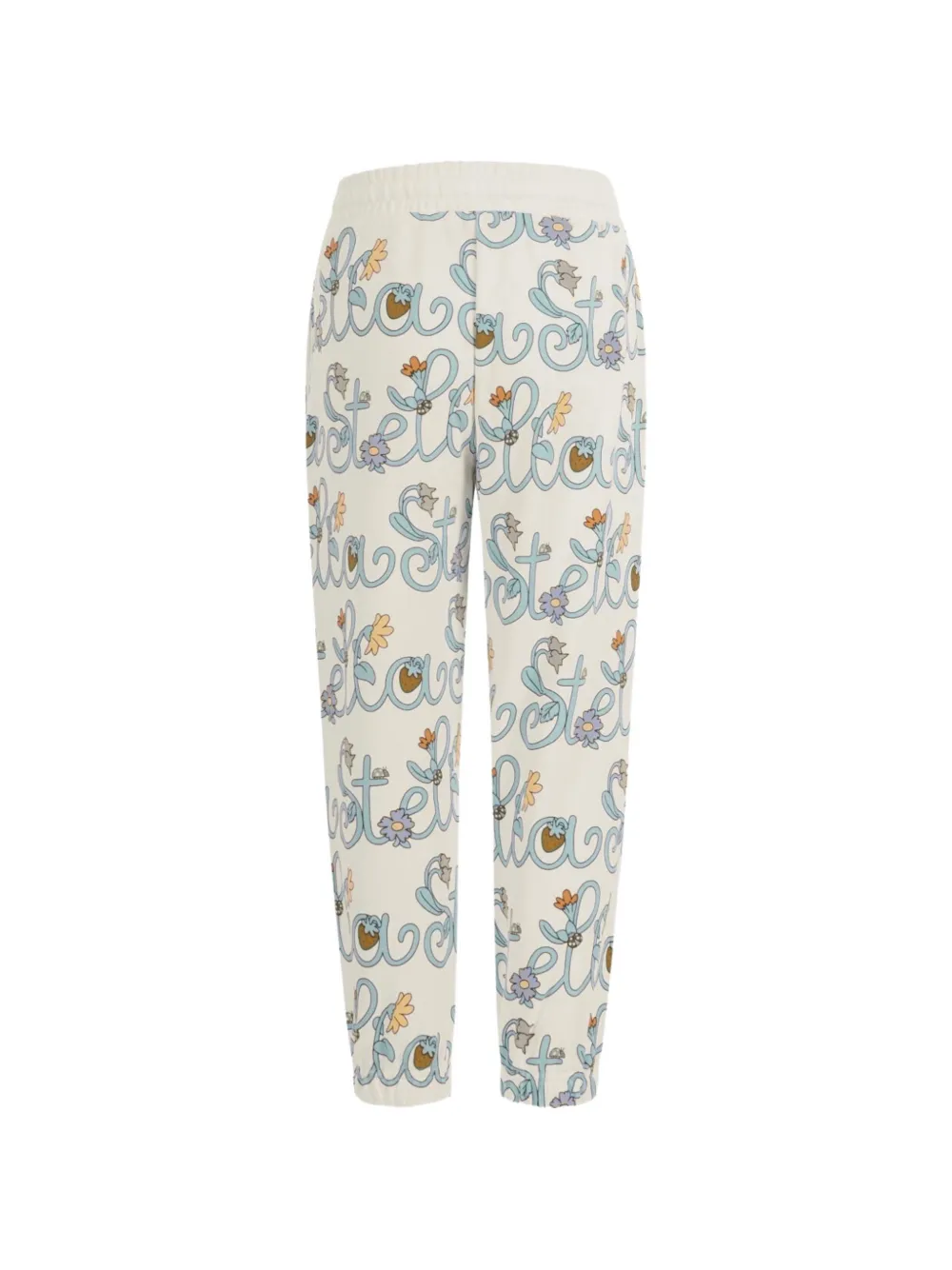 Брюки с цветочным принтом Stella Stella Mccartney Kids, бежевый — фото 2