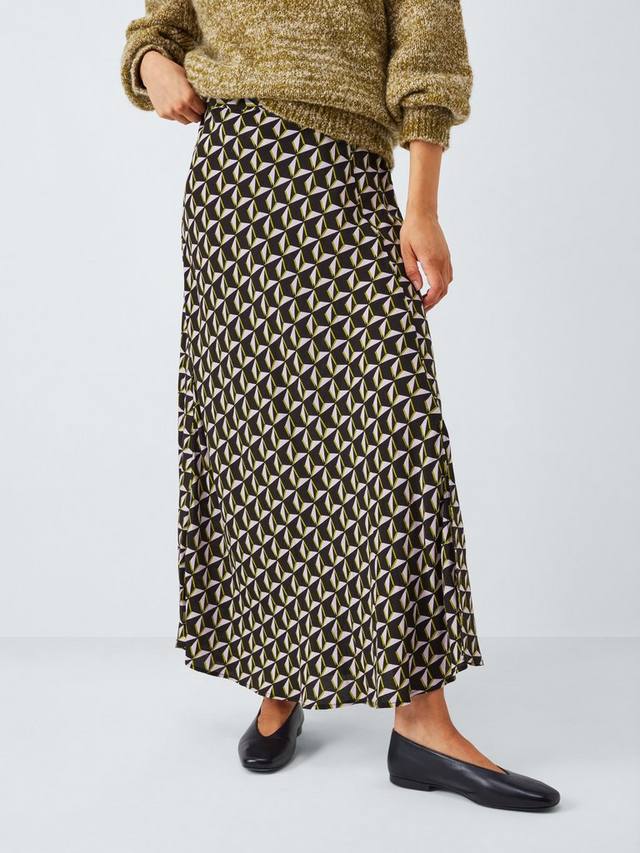 

Бонни макси-юбка с геометрическим принтом из вискозы LENZING ECOVERO John Lewis
