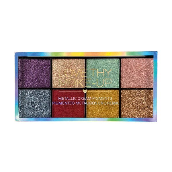 

Палитра кремовых пигментов металлик 1 шт Love Thy Make-Up
