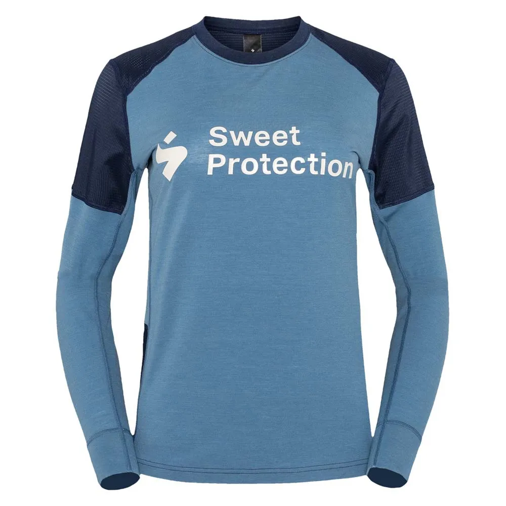 

Футболка с длинным рукавом Sweet Protection Hunter Merino Hybrid, синий