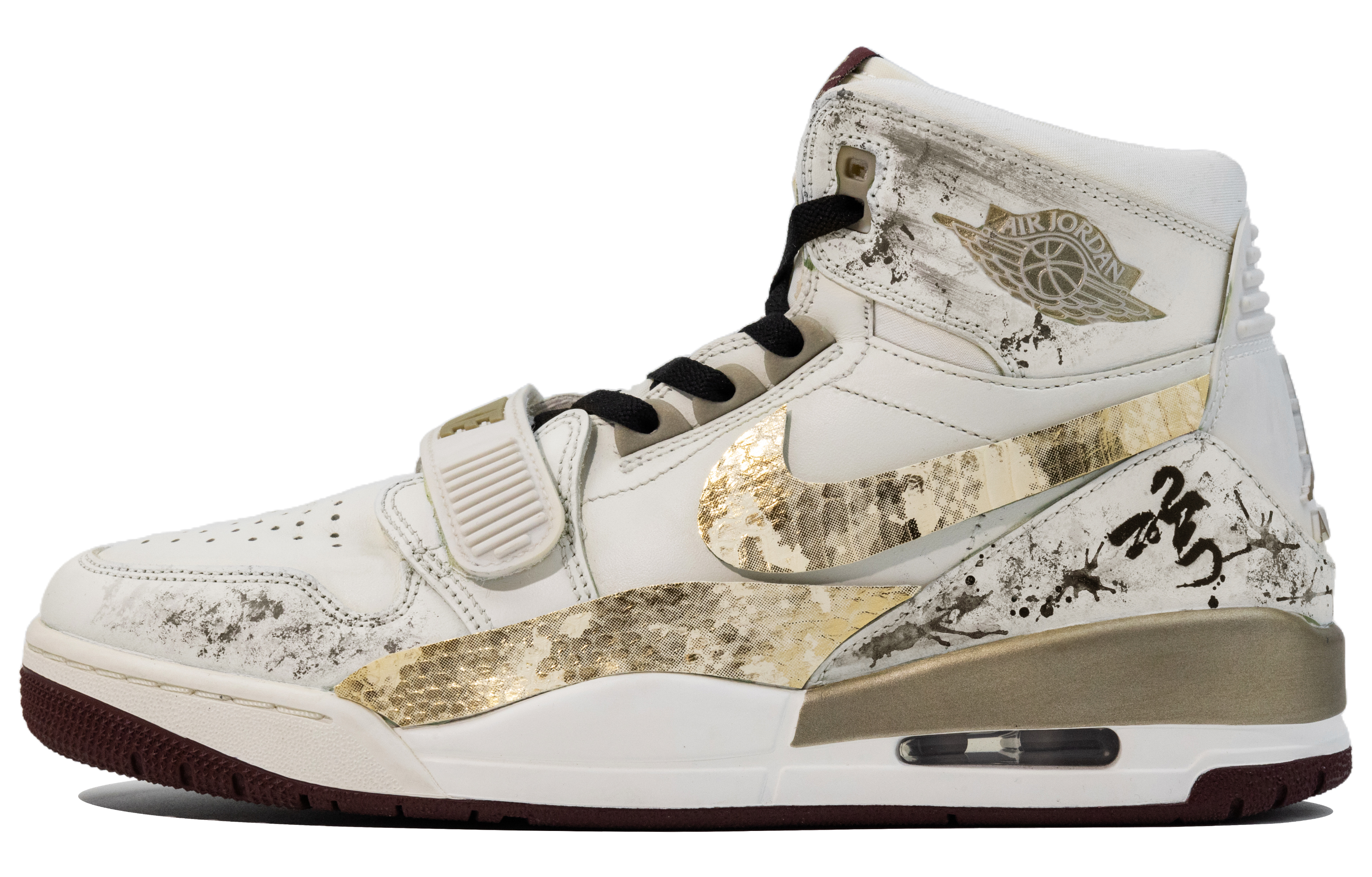 

Jordan Баскетбольные кроссовки Legacy 312 Year Of The Snake Limited Edition с высоким берцем, мужские, белое золото