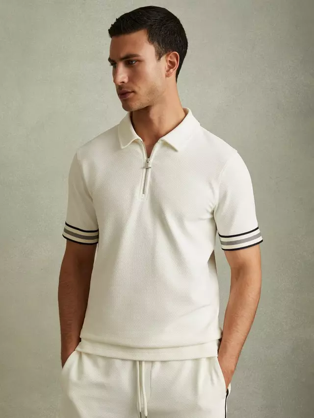 

Поло Reiss Bristol, цвет off white