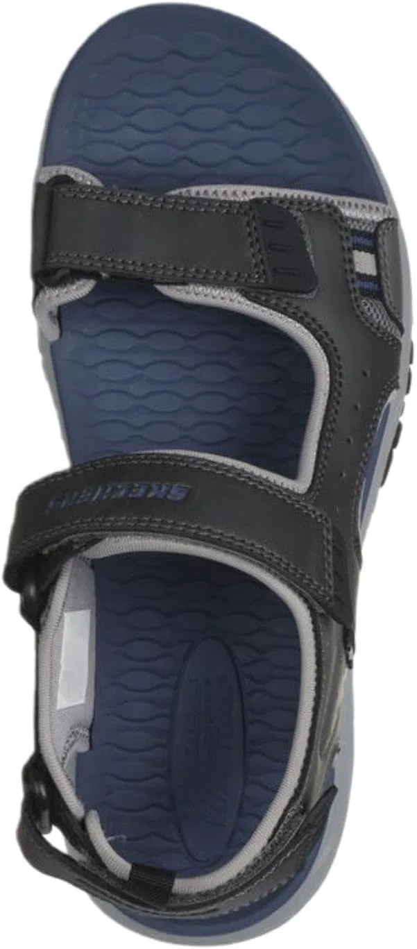 

Мужские сандалии Skechers USA Prewitt - Rio с открытым носком и четырьмя ремешками, серый