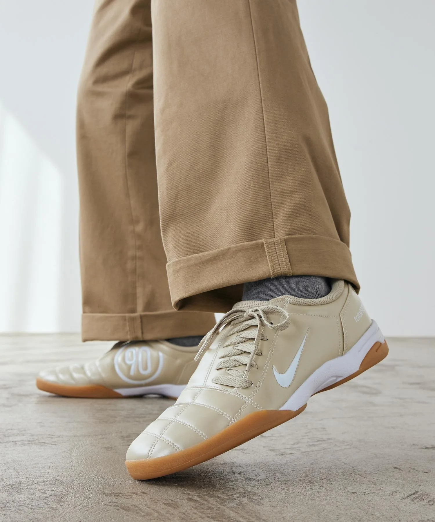 Мужские кроссовки Nike Total 90 HQ2851-201 из синтетической кожи коричневые