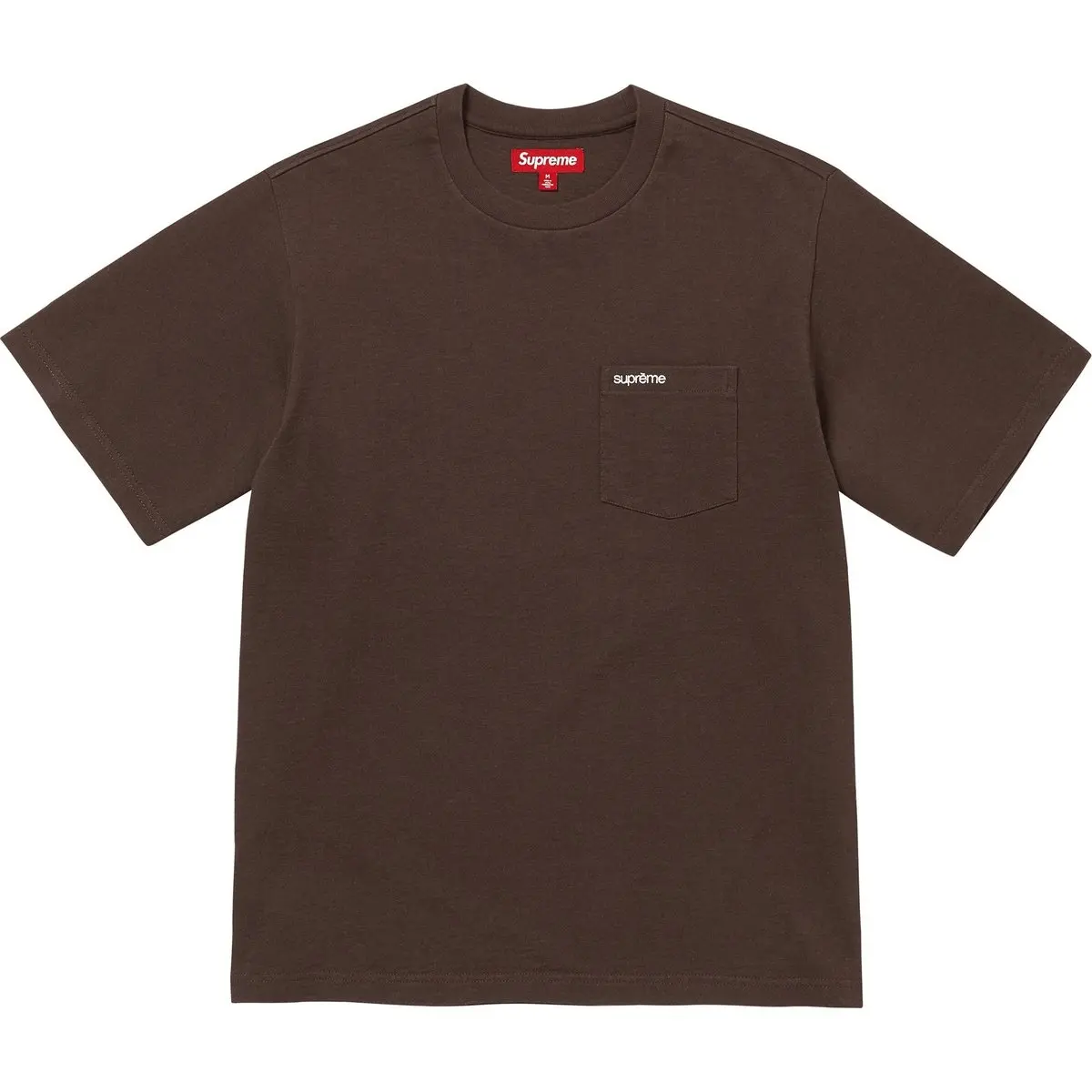 FW25 неделя 12 S/S карманная футболка T Shirt Unisex Supreme, белый — фото 2