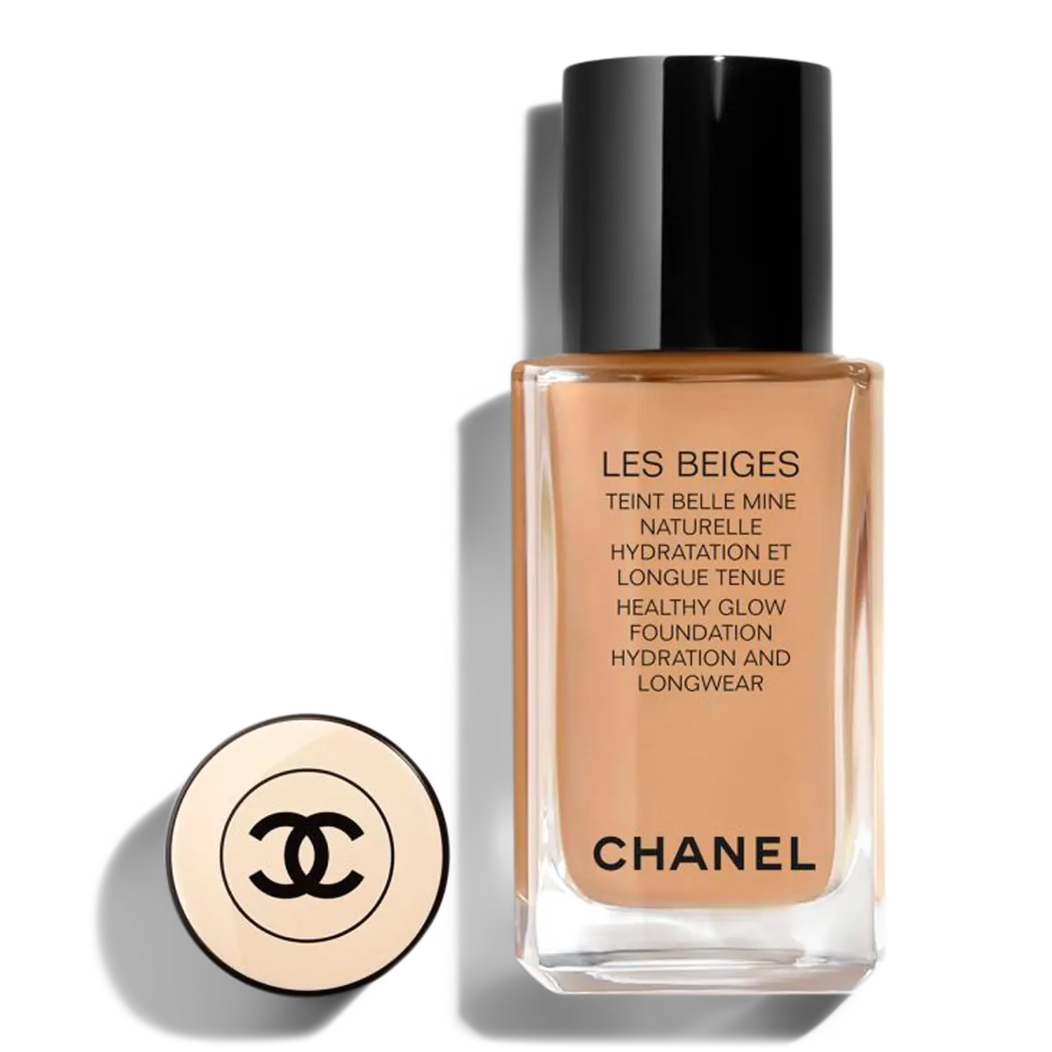

Увлажняющая и стойкая тональная основа LES BEIGES Healthy Glow Foundation CHANEL, BD71 (very intense dark-medium shade, golden undertone)