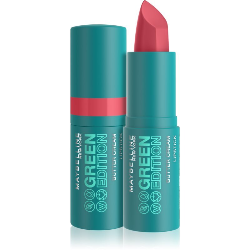 

Кремовая увлажняющая помада Maybelline Green Edition оттенок 008 Цветочный 3,4 г Inna Marka