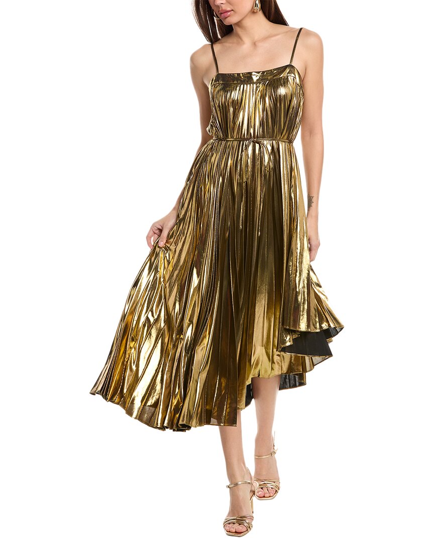 

Платье Milly Irene Solid Metallic, золотой
