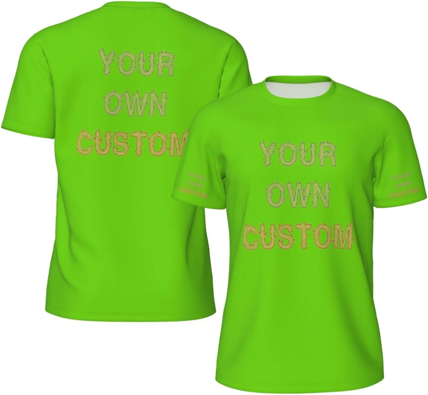 

Футболка Custom с принтом на 4 сторонах