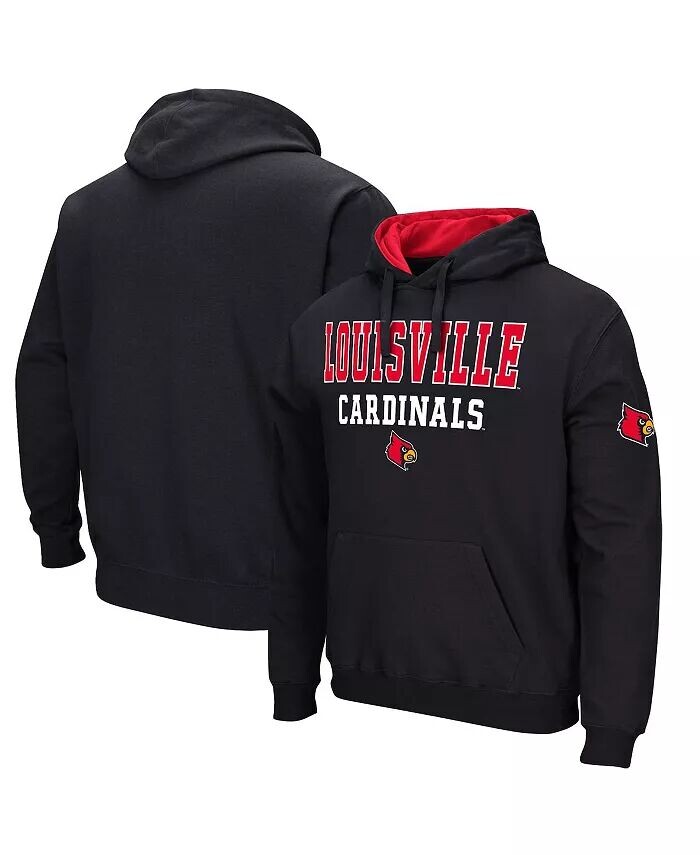 

Мужская черная толстовка с капюшоном Louisville Cardinals Sunrise Colosseum