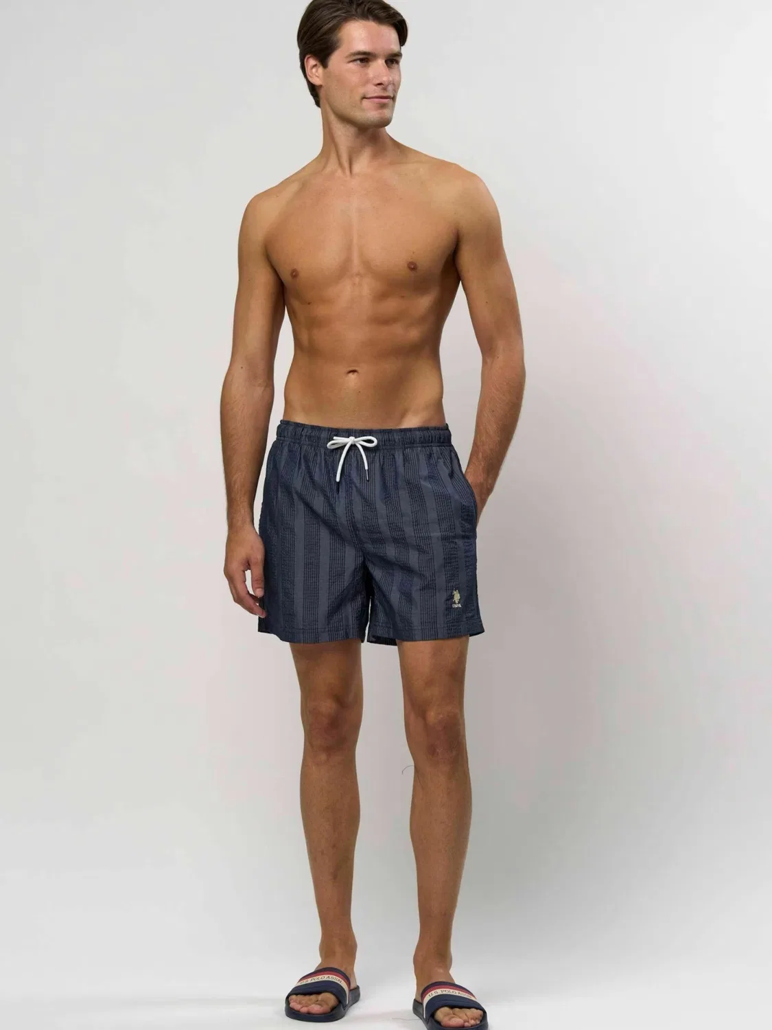 Пляжные шорты 'Carter Swimshorts' U.S. Polo Assn., Sapphire — фото 3