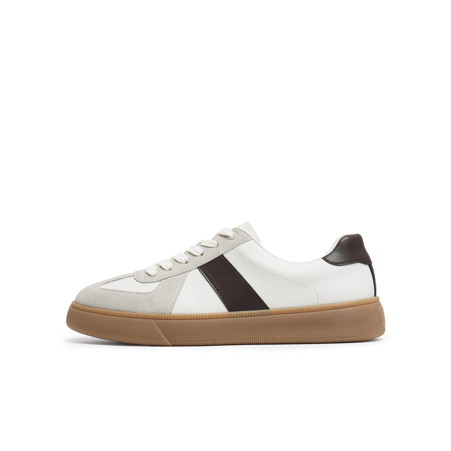 

Ретро-классические кроссовки в немецком армейском стиле, размер M, высота 3,5 см, удлиняющие кеды Мужские Teenmix, белый