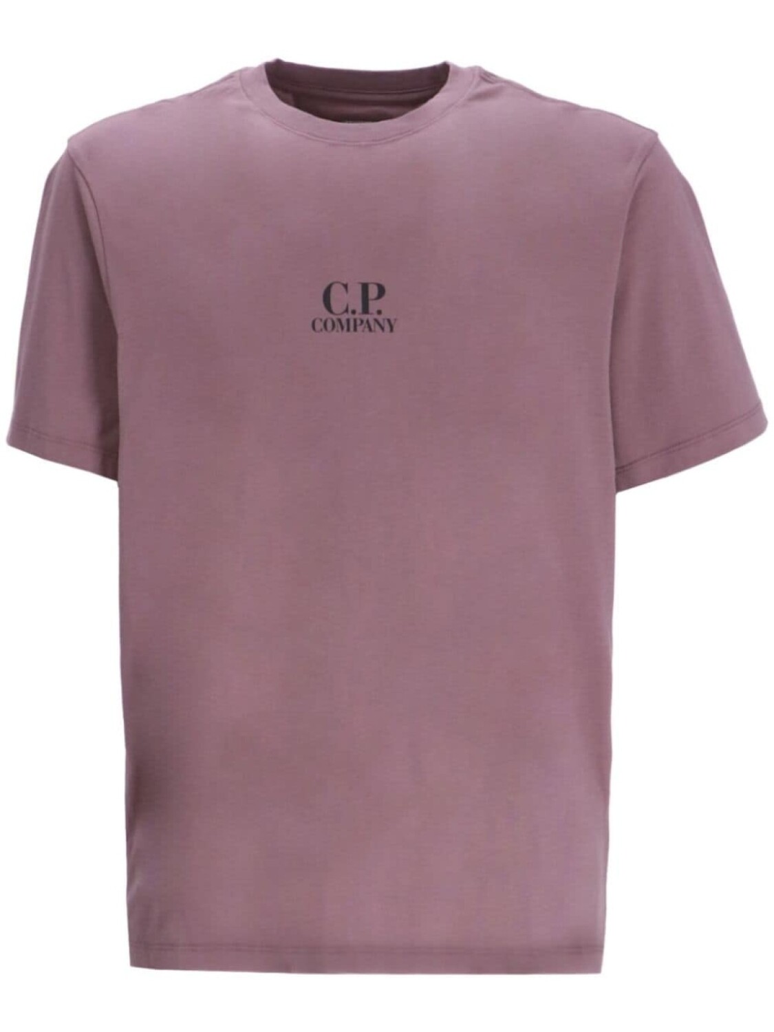 

C.P. Company печать на футболке спереди и сзади, розовый