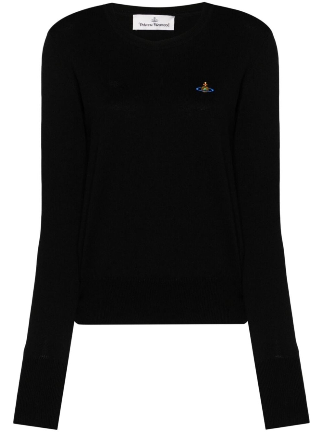 

Vivienne Westwood джемпер с вышивкой Orb, черный
