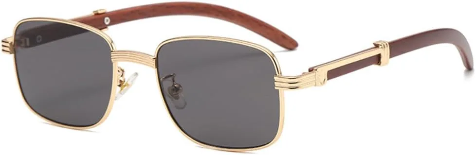 

Металлические солнцезащитные очки для мужчин и женщин в винтажном стиле, солнцезащитные очки для мужчин с защитой от ультрафиолета UV400 MTZJH, C01 Black