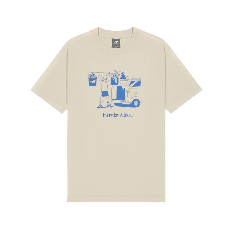 

Футболка мужская New Balance, априкот