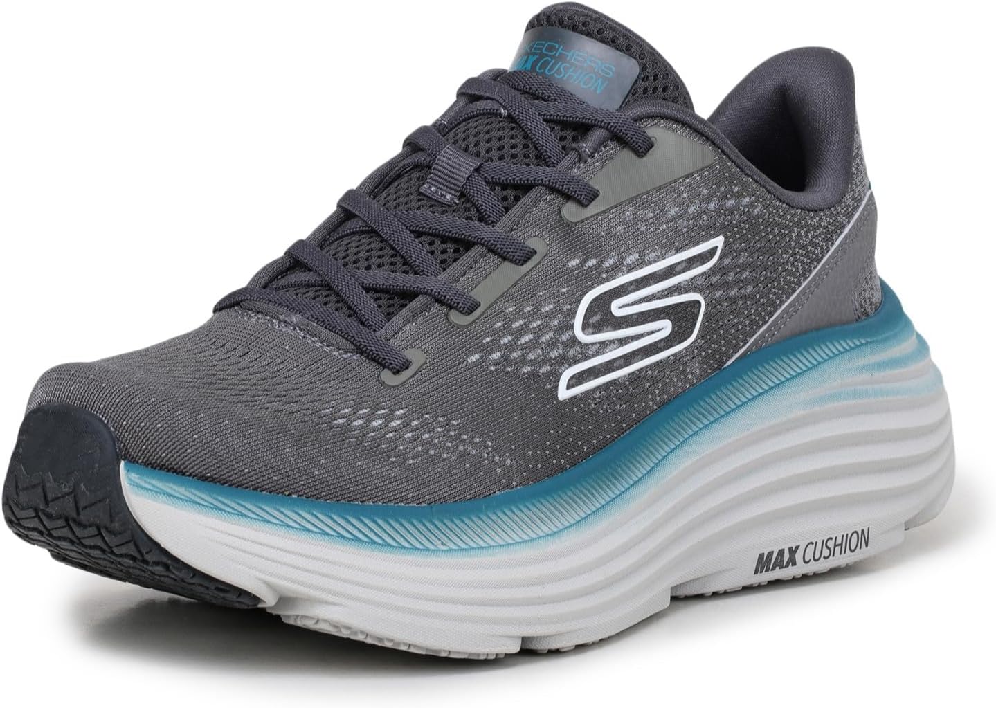 Мужские кроссовки Skechers Max Cushioning Endeavour, Charcoal — фото 3