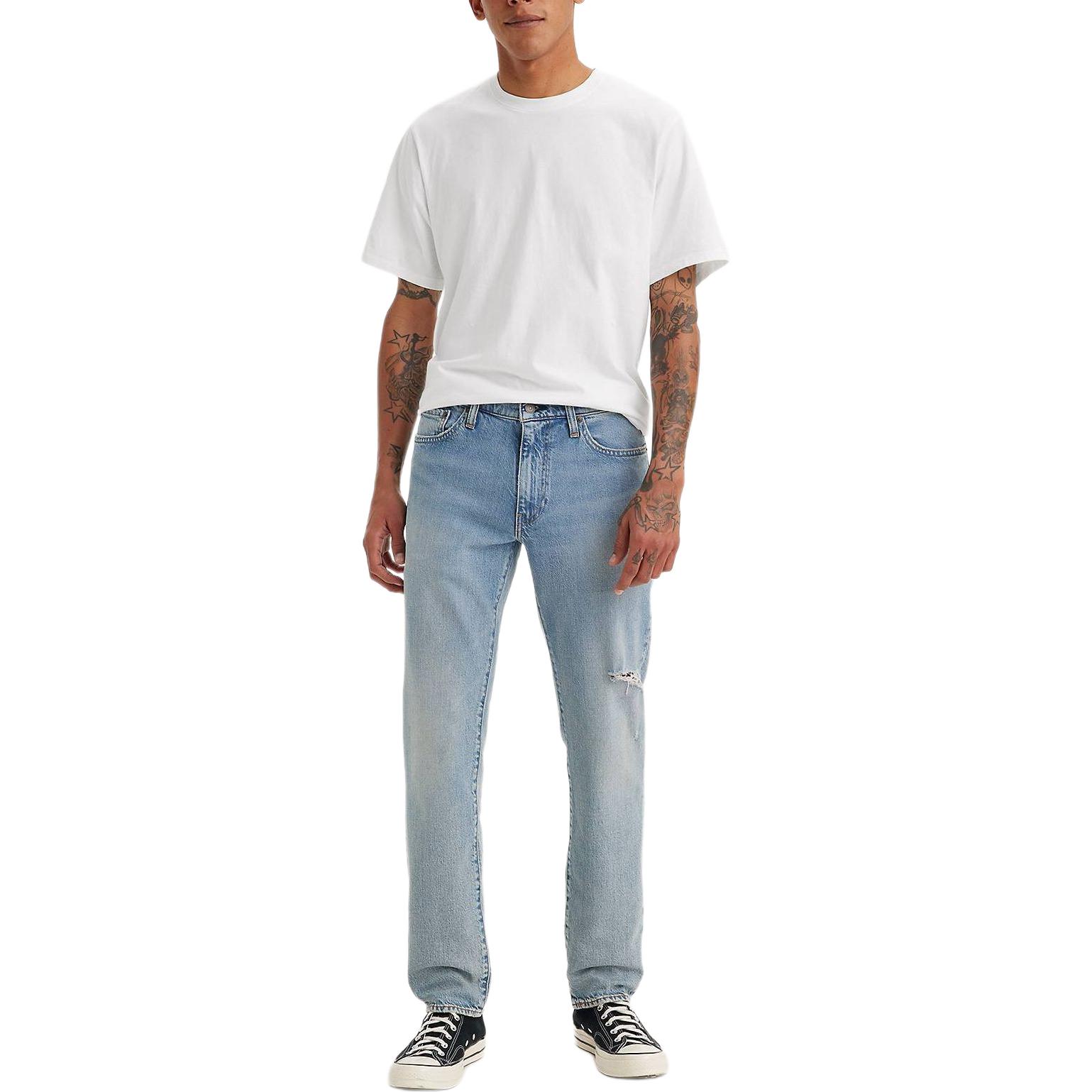 Levis Джинсы мужские светло-голубые Moderate Straight Fit — фото 4