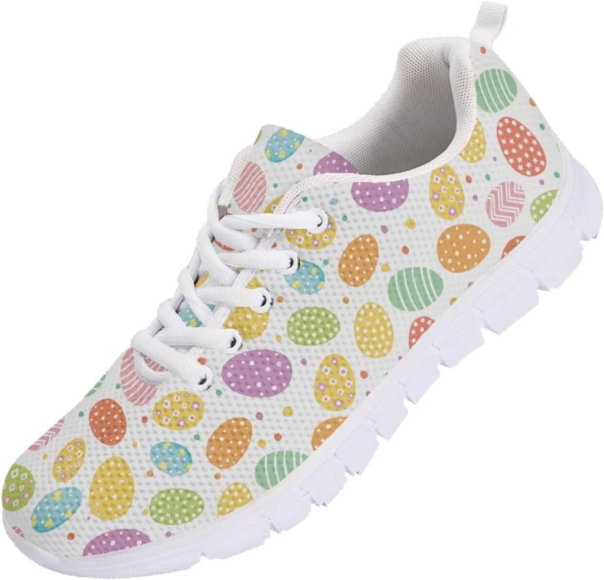 

Мужские кроссовки Funnydude Funny Print для бега, осенние, с удобной шнуровкой, дышащие сетчатые кроссовки, Easter Egg