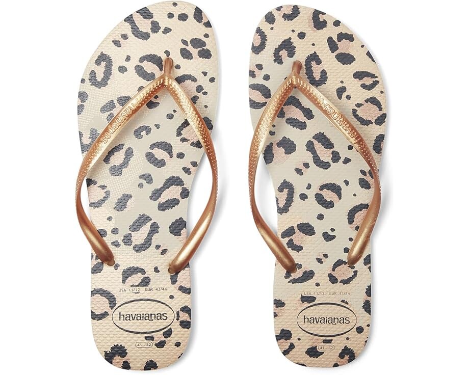 

Сандалии Havaianas Slim Animal, цвет Beige/Beige