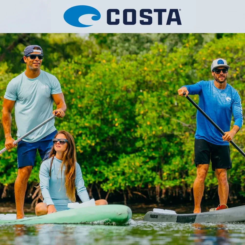 

Солнцезащитные очки Costa Del Mar для женщин - поляризованные солнцезащитные очки Luna Nueva с защитой от УФ-излучения - размер 57 580G, Tortoise/Copper 580g