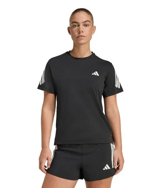 Женская футболка Adidas Adi365 ClimaCool для бега чёрная