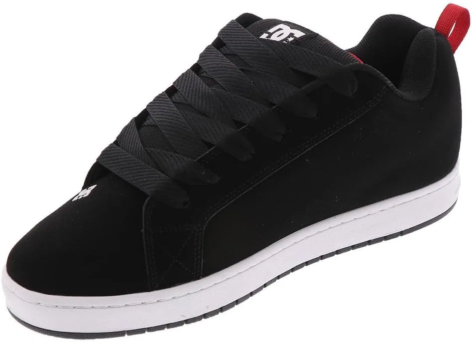 Кроссовки для скейтбординга DC Shoes, цвет Black/White/Red — фото 4