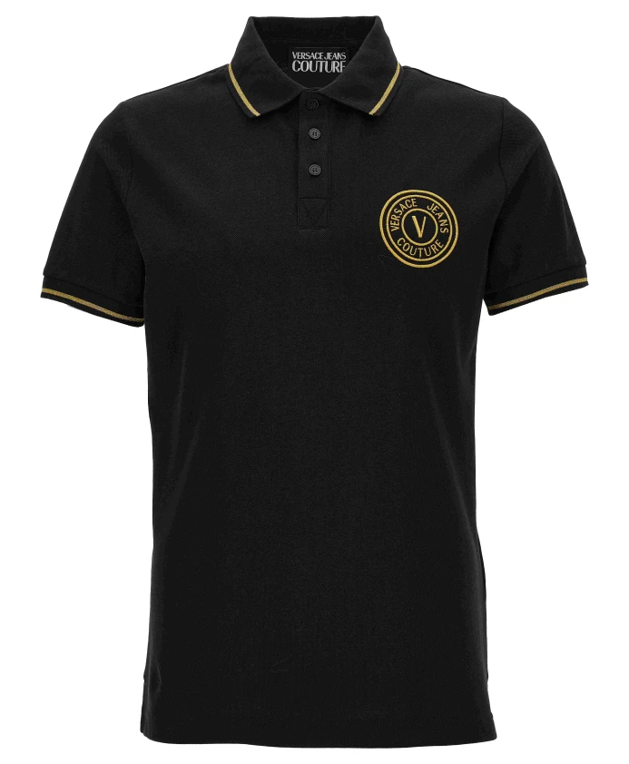 

Рубашка поло Versace Jeans Couture, черный