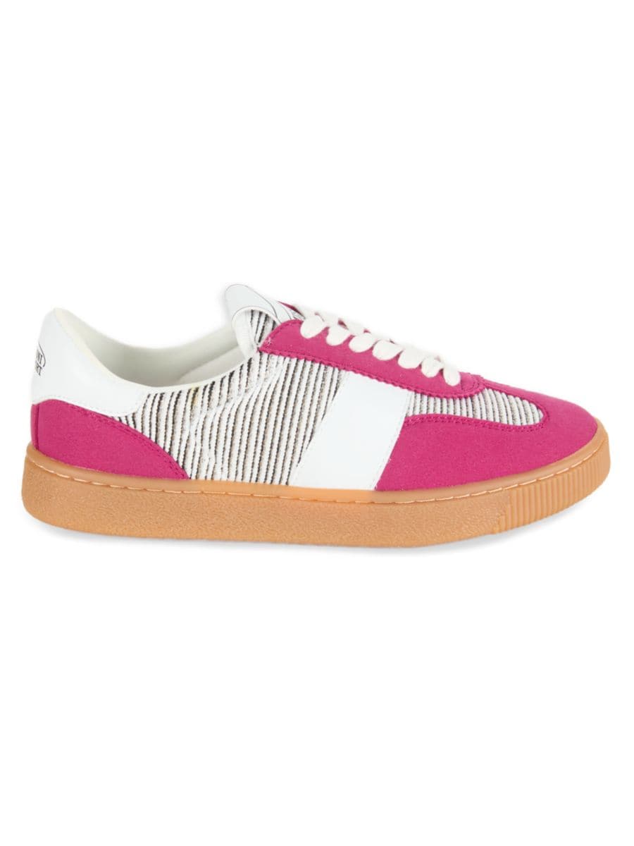Низкие кроссовки на платформе в стиле ретро Missoni, фуксия