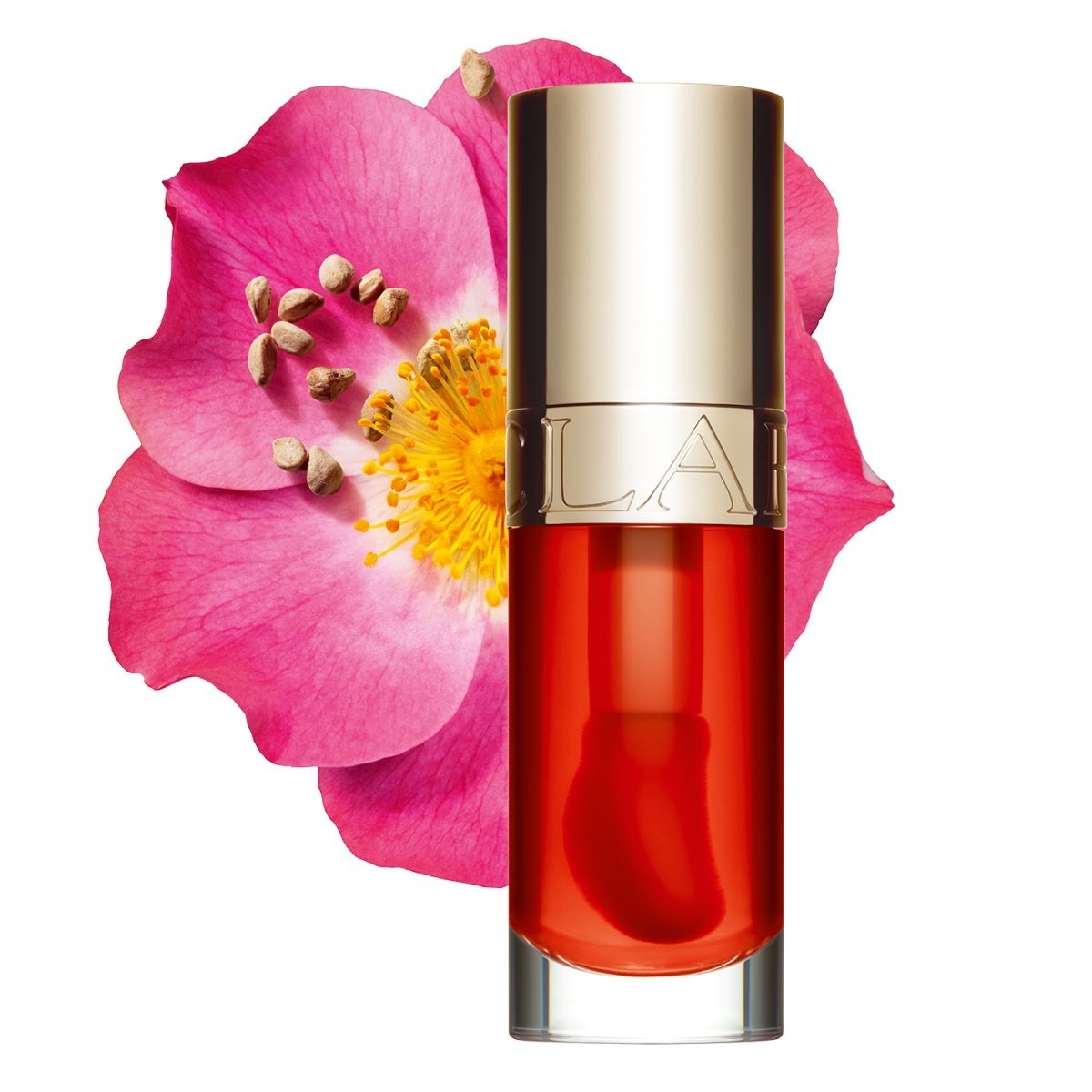 Бальзам для губ Clarins — Масло для губ lip comfort oil , - apricot, объем, 7 мл — фото 2