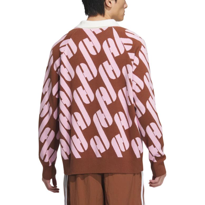 Adicolor Свитшот Unisex Темно-коричневый/Розовый Adidas Originals — фото 4