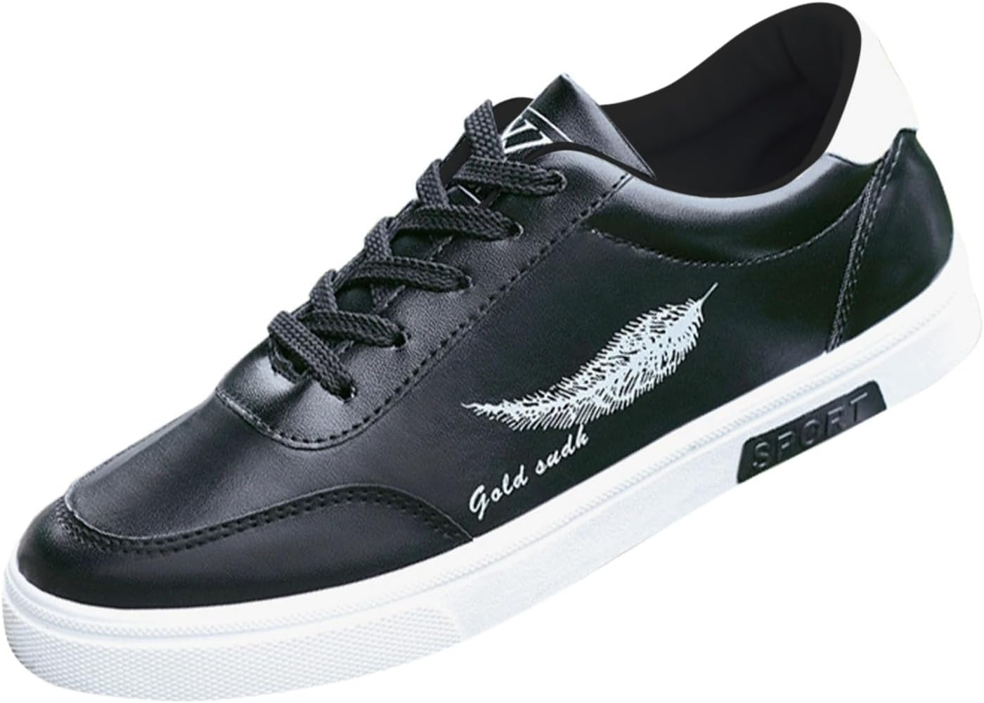 

Мужские белые повседневные высокие кеды BORAMAX из ткани