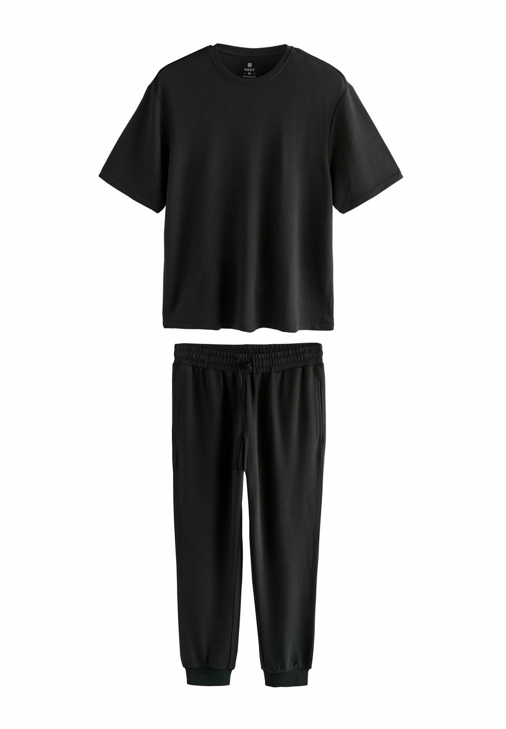 

Пижамный комплект REGULAR FIT-OTTOMAN SHORT SLEEVE CUFFED SET - Pyjamas Next, черный